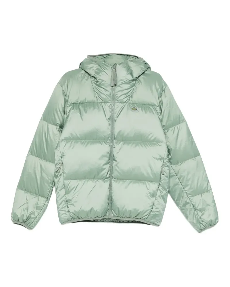 Lacoste Kapuzenmantel mit Reißverschluss - Grün Grün
