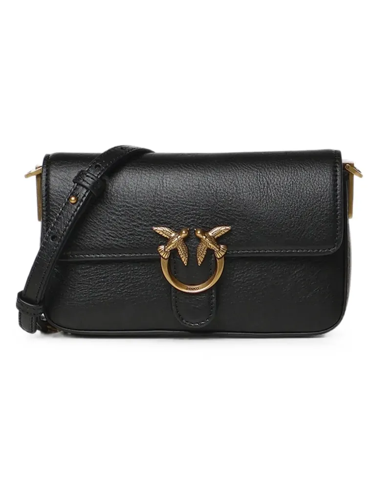 Pinko Love Birds crross body bag - Schwarz Schwarz