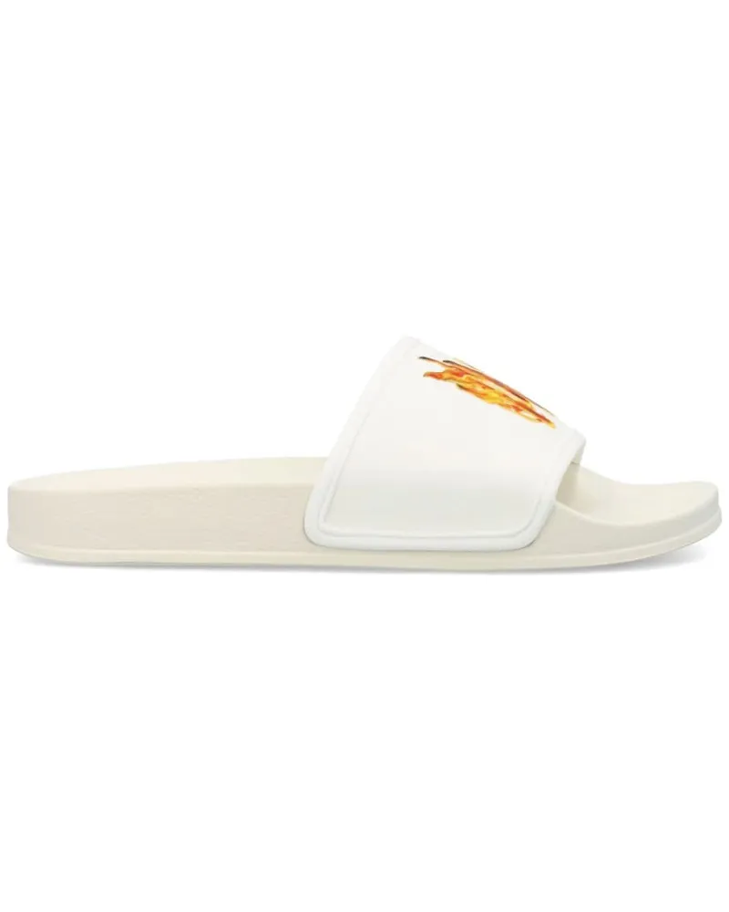 Palm Angels Pantoletten mit PA-Monogramm - Nude Nude