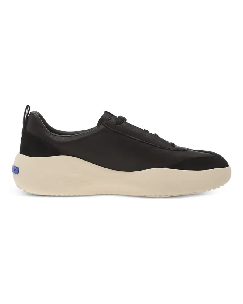 Geox GXCP-02 panelled leather sneakers - Schwarz Schwarz