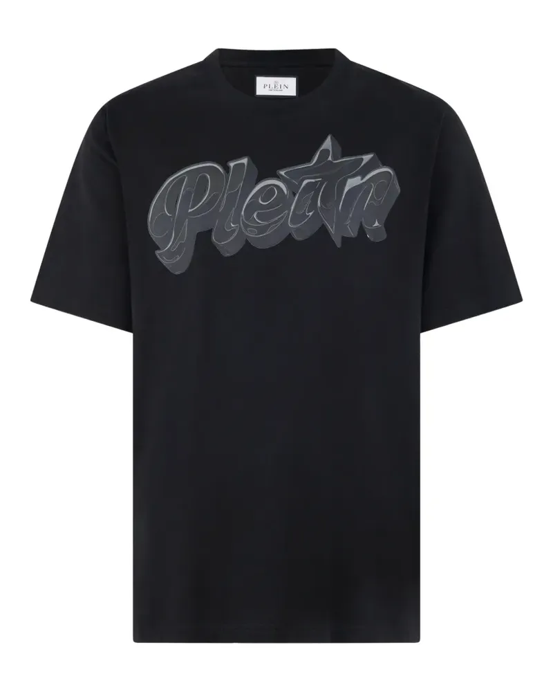 Philipp Plein T-Shirt mit grafischem Print - Schwarz Schwarz