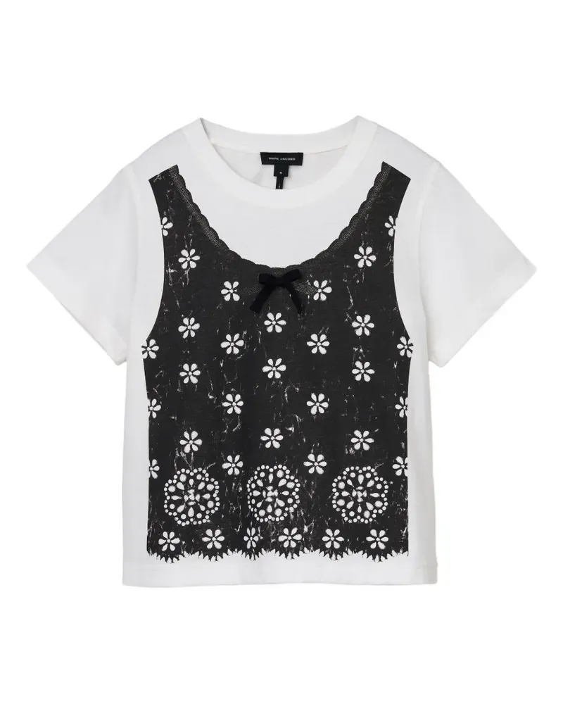 Marc Jacobs T-Shirt mit Top-Print - Weiß Weiß