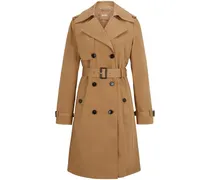 Trenchcoat mit Gürtel - Braun