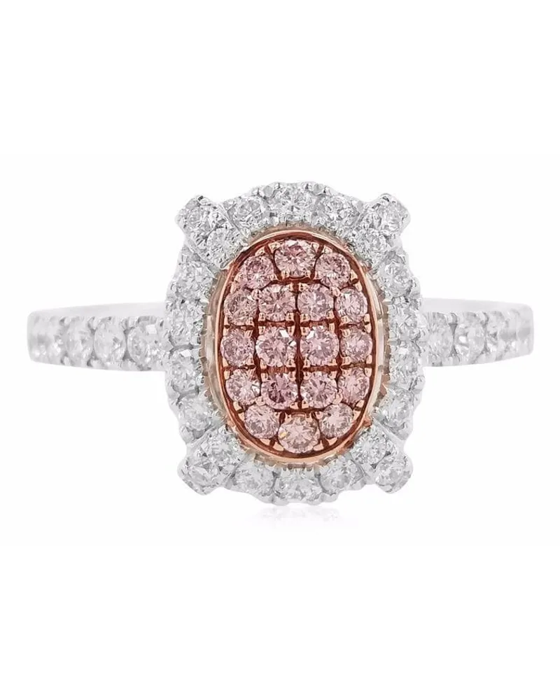 HYT Jewelry Rosa Platinring - Silber Silber