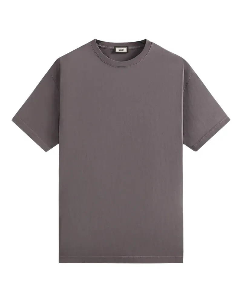 KITH 101 T-Shirt mit Logo-Patch - Grau Grau