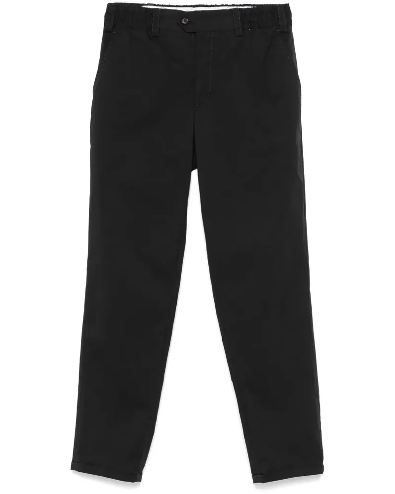 PT TORINO Hose mit Tapered-Bein Schwarz