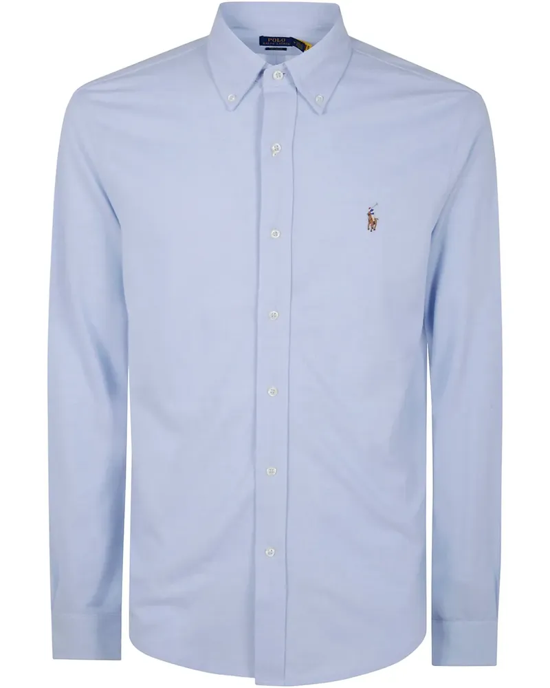 Ralph Lauren Hemd mit Polo Pony-Stickerei - Blau Blau