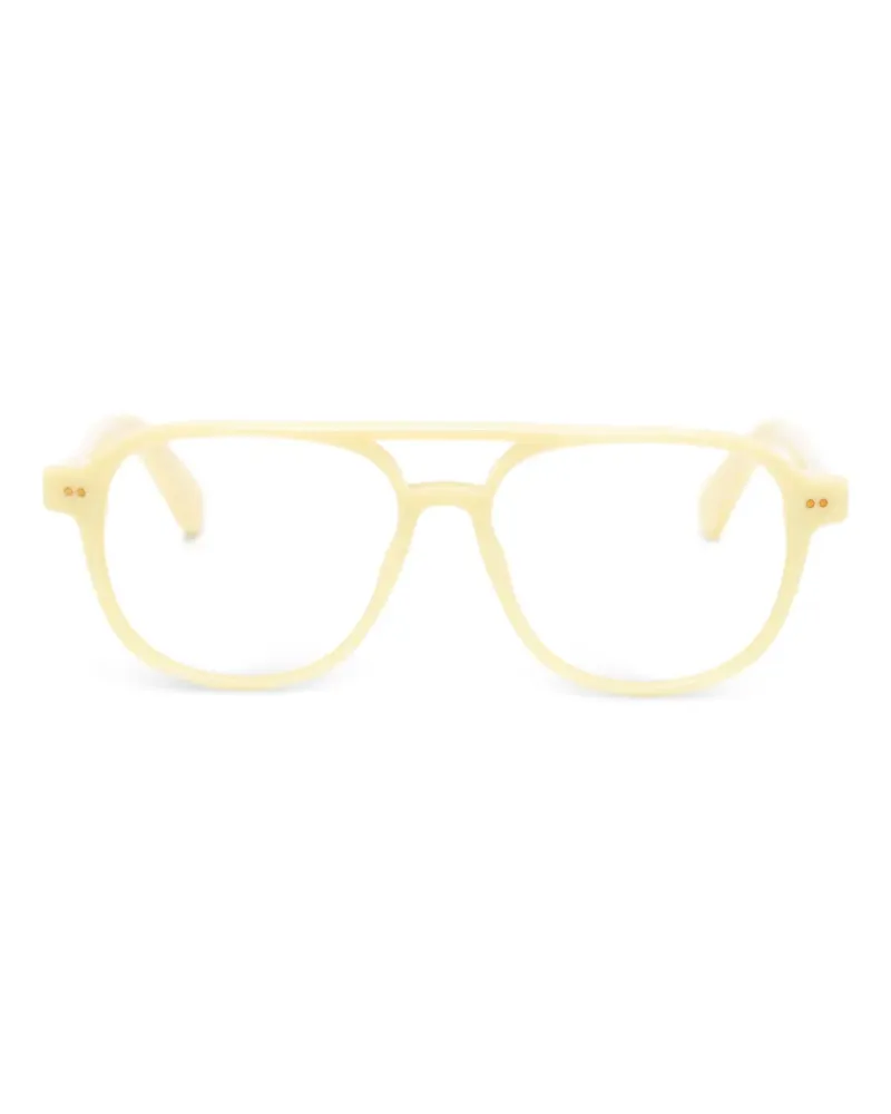 Jacquemus Altu Brille - Gelb Gelb