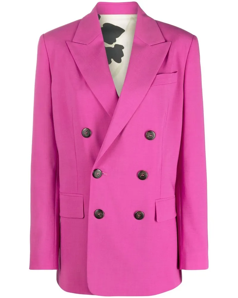 Dsquared2 Doppelreihiger Blazer - Rosa Rosa