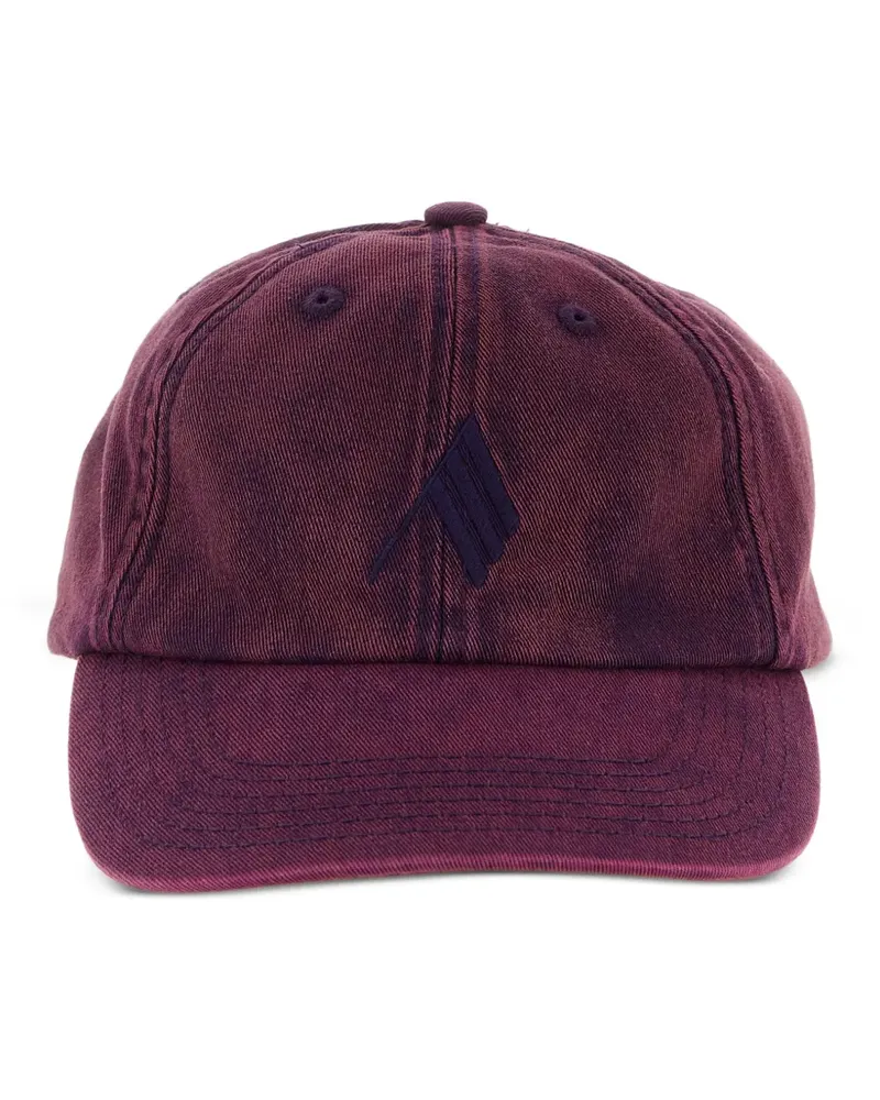 ATTICO faded logo-embroidery cap - Rot Rot