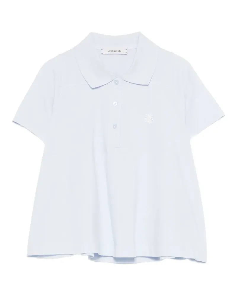 Dorothee Schumacher Sporty Romance short-sleeve polo shirt - Blau Blau