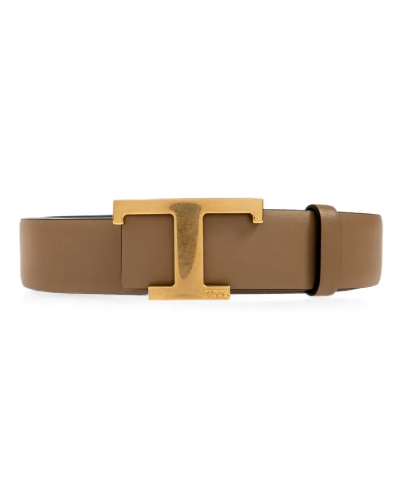TOD'S T Timeless Gürtel - Nude Nude
