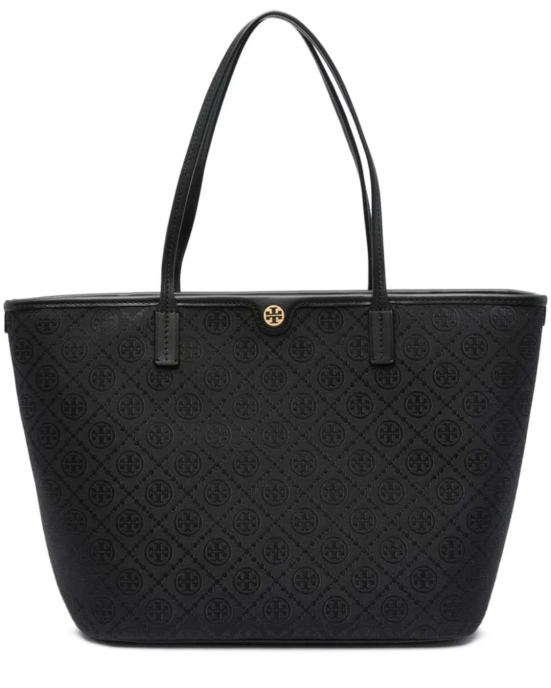 Tory Burch T Monogram Tote Bag - Schwarz Schwarz