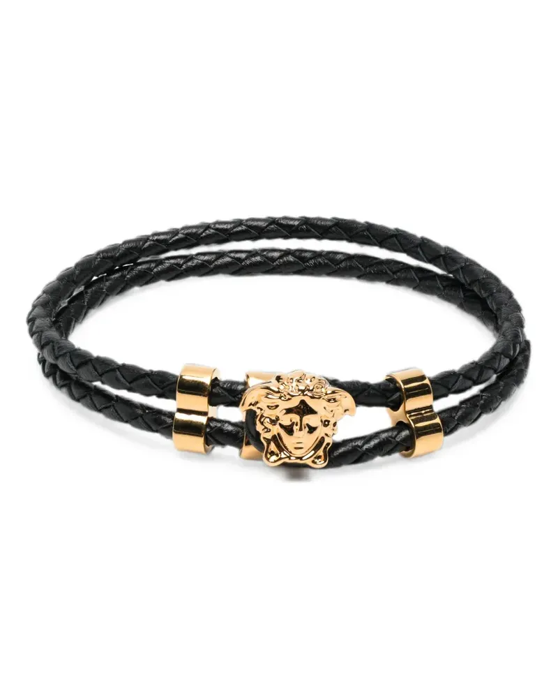 Versace leather bracelet - Schwarz Schwarz