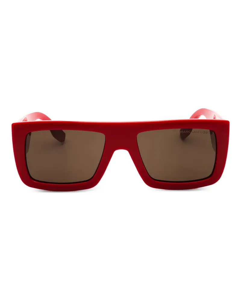 Marc Jacobs Sonnenbrille mit eckigem Gestell - Rot Rot