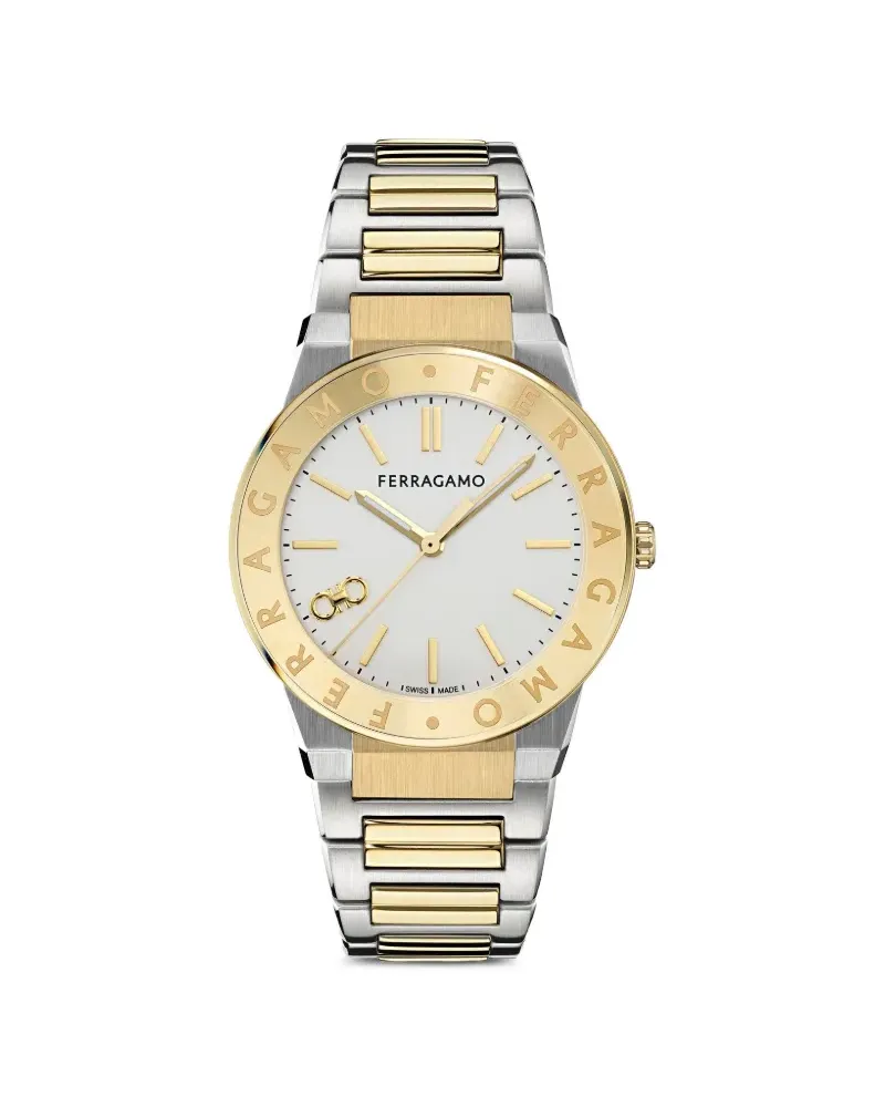 Ferragamo Gancini 41mm - Weiß Weiß