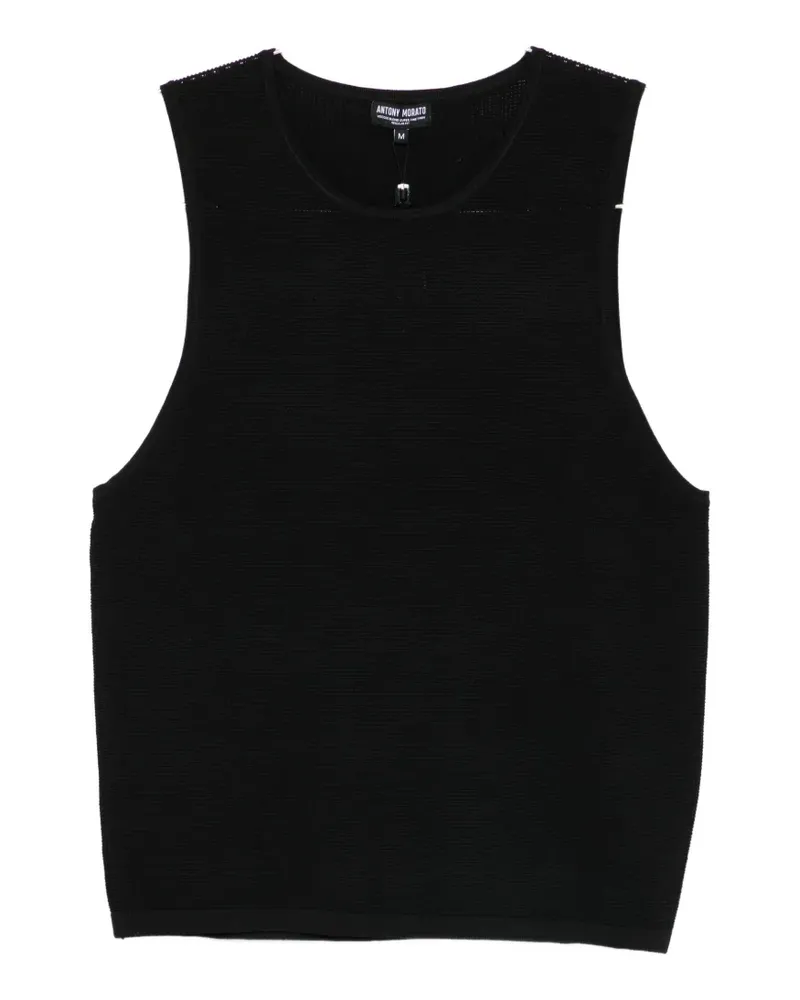 Antony Morato Agadir knitted vest - Schwarz Schwarz