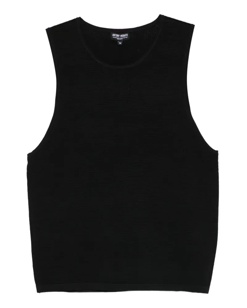 Antony Morato Agadir knitted vest - Schwarz Schwarz
