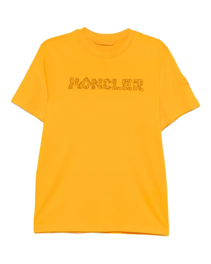 Moncler logo T-shirt - Orange Orange