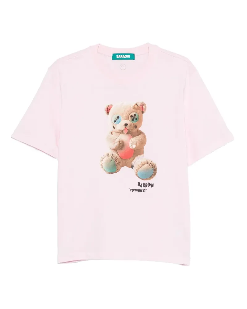 BARROW T-Shirt mit Teddy-Print - Rosa Rosa