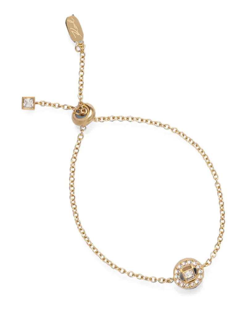 Karl Lagerfeld crystal-embellished bracelet - Gold Gold