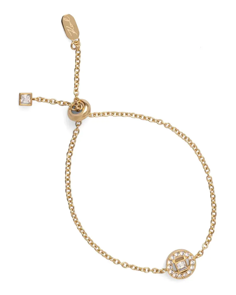 Karl Lagerfeld crystal-embellished bracelet - Gold Gold