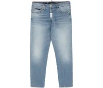 Halbhohe Detroit Fit Straight-Leg-Jeans