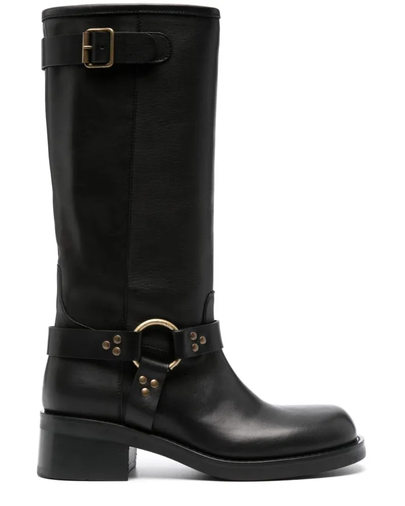 P.A.R.O.S.H. Stiefel 50mm - Schwarz Schwarz