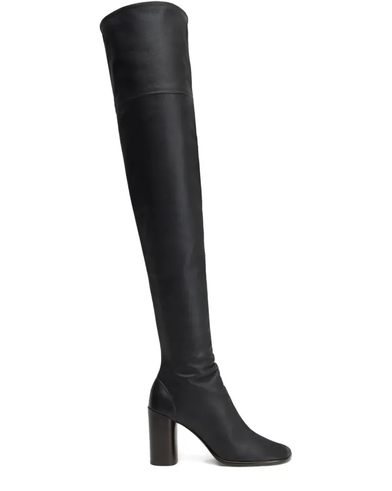 Christophe Lemaire Stiefel mit Blockabsatz - Schwarz Schwarz