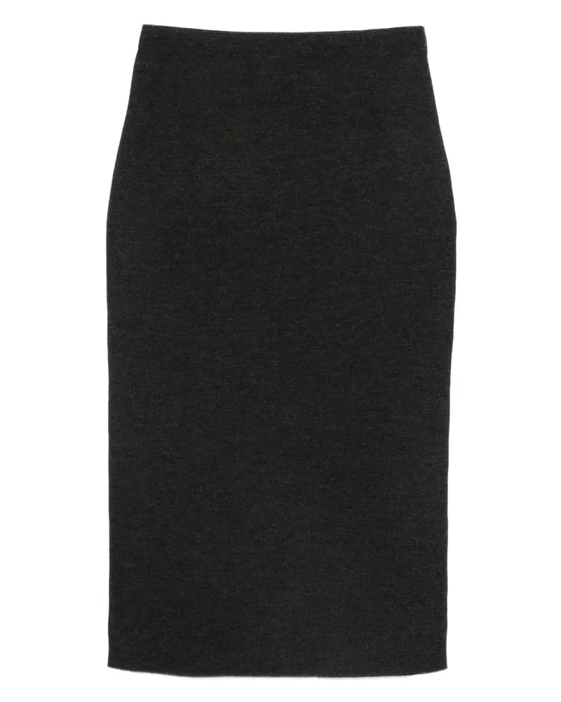 Semicouture Klassischer Bleistiftrock - Grau Grau