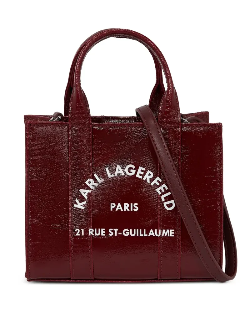 Karl Lagerfeld Mini Rue St-Guillaume Tote Bag - Rot Rot