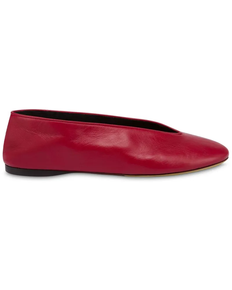 Moschino Klassische Ballerinas - Rot Rot