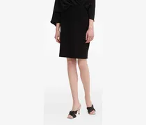 Mittellanger Bleistiftrock - Schwarz