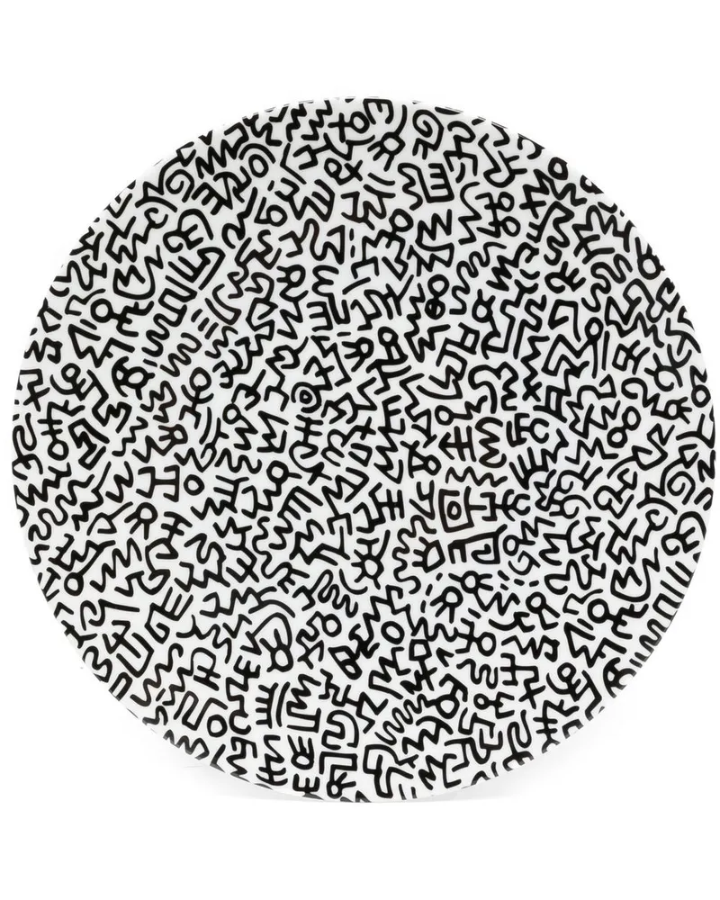 Ligne Blanche Keith Haring Teller - Schwarz Schwarz