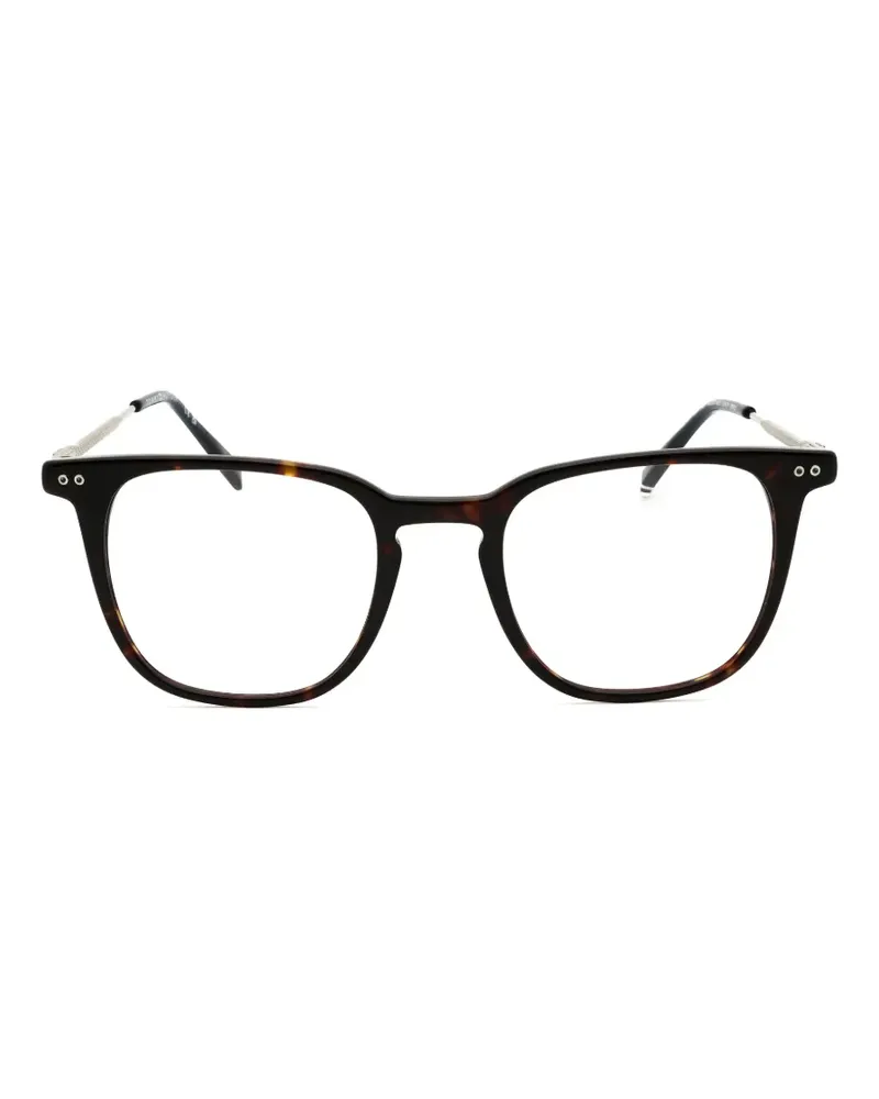 Tommy Hilfiger Brille mit eckigem Gestell - Braun Braun