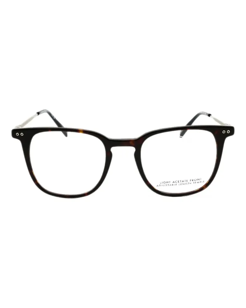 Tommy Hilfiger Brille mit eckigem Gestell - Braun Braun