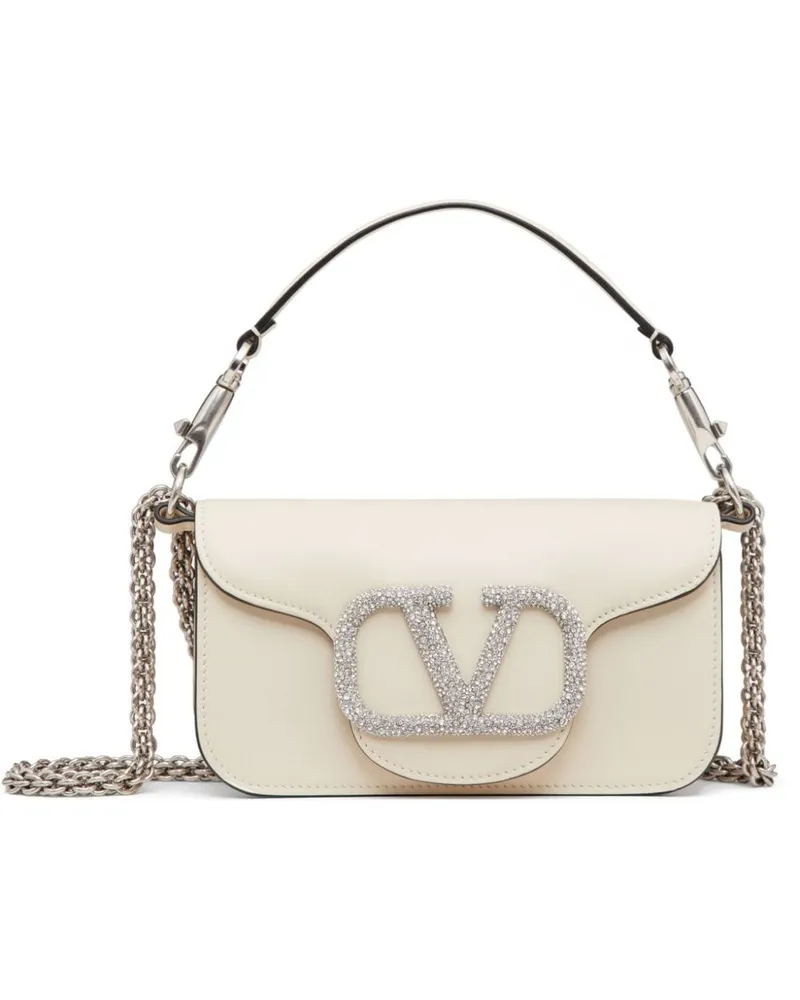 Valentino Garavani Kleine Loco Ledertasche - Nude Nude