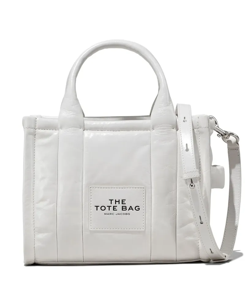 Marc Jacobs Kleine The Shiny Crinkle Tote Handtasche - Grau Grau