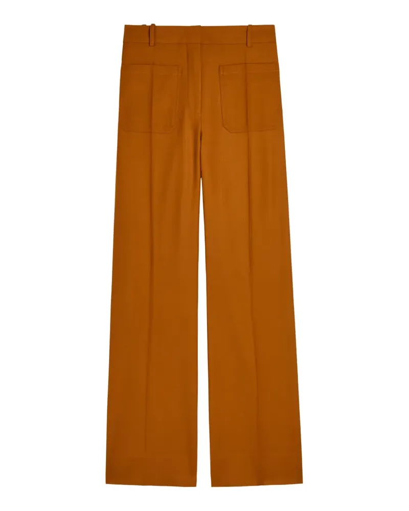 Victoria Beckham patch pocket trousers - Orange Orange