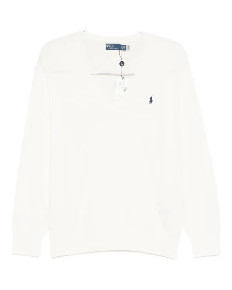 Ralph Lauren Sweatshirt mit Logo-Stickerei - Nude Nude