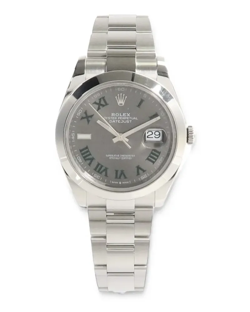Rolex 2023 Datejust 41mm Armbanduhr - Grau Grau