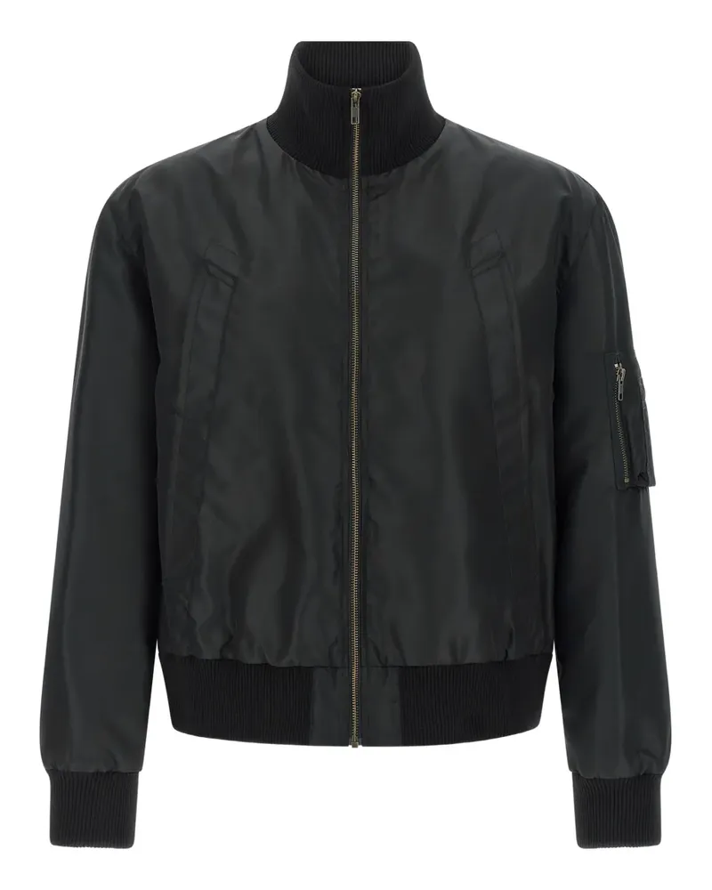 Maison Margiela high-neck bomber jacket - Schwarz Schwarz