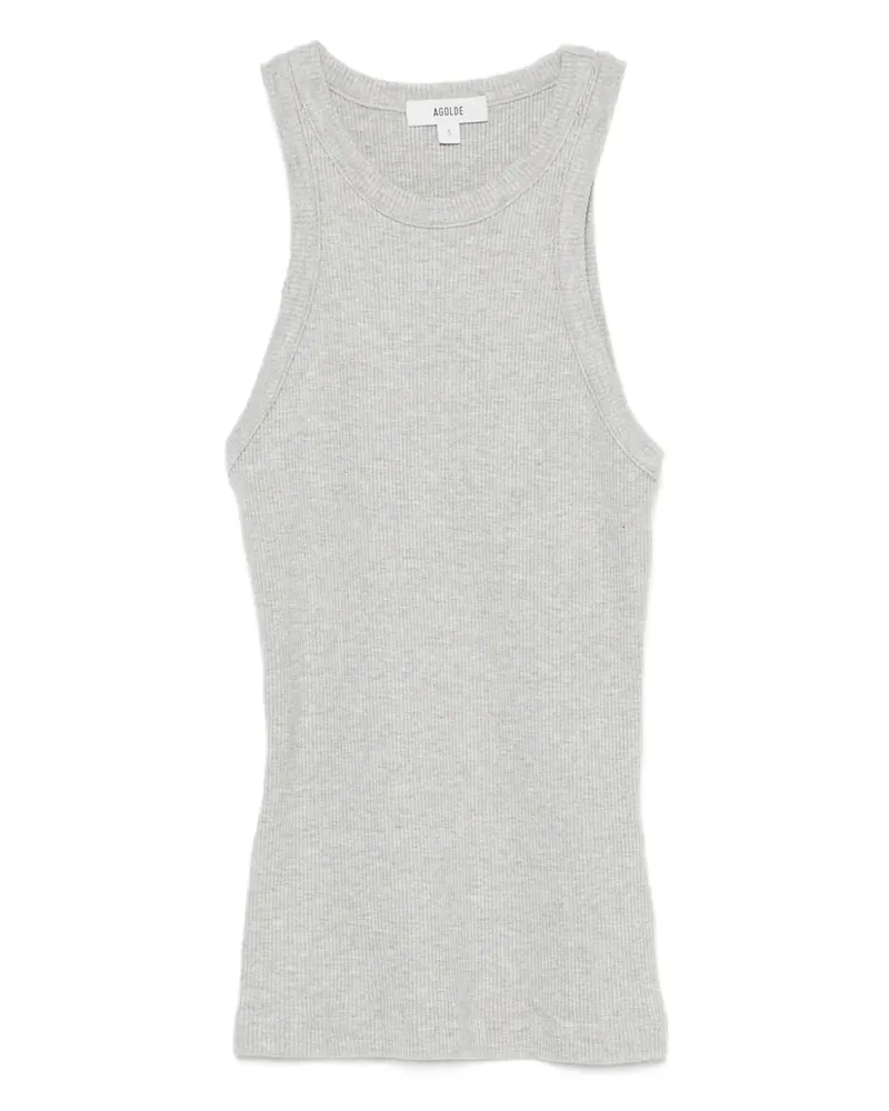 AGOLDE Geripptes Trägershirt - Grau Grau
