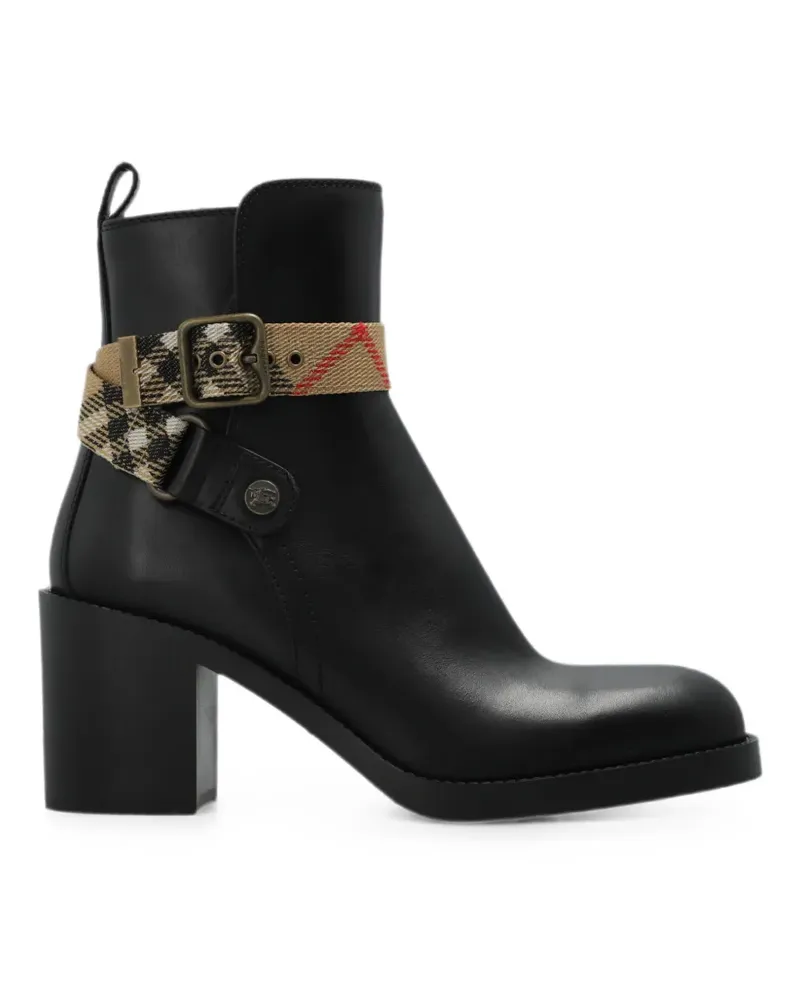 Burberry Huntley buckled ankle boots - Schwarz Schwarz