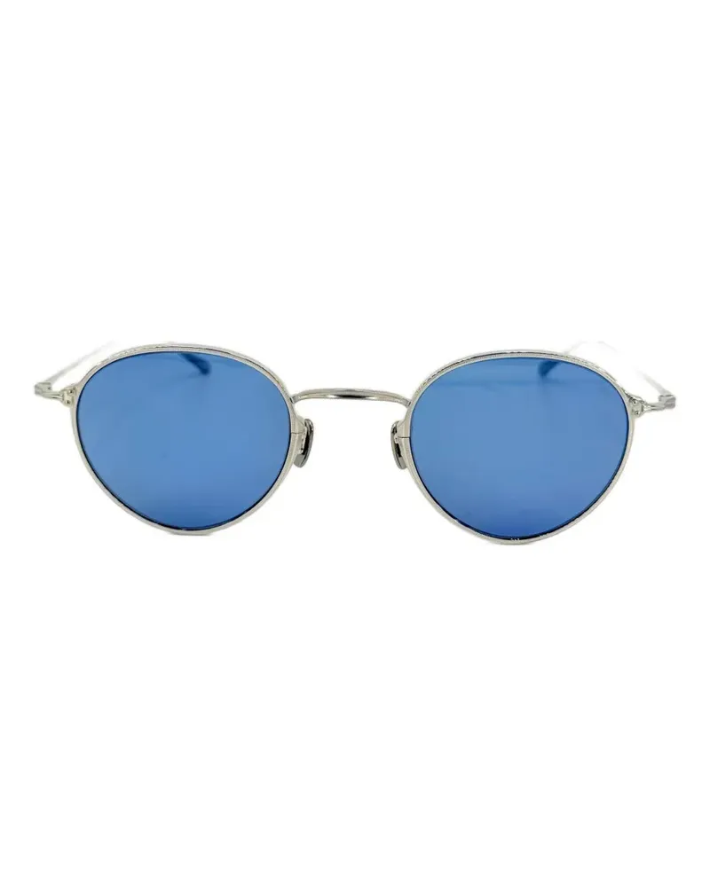 EYEVAN 7285 Sonnenbrille mit rundem Gestell - Silber Silber