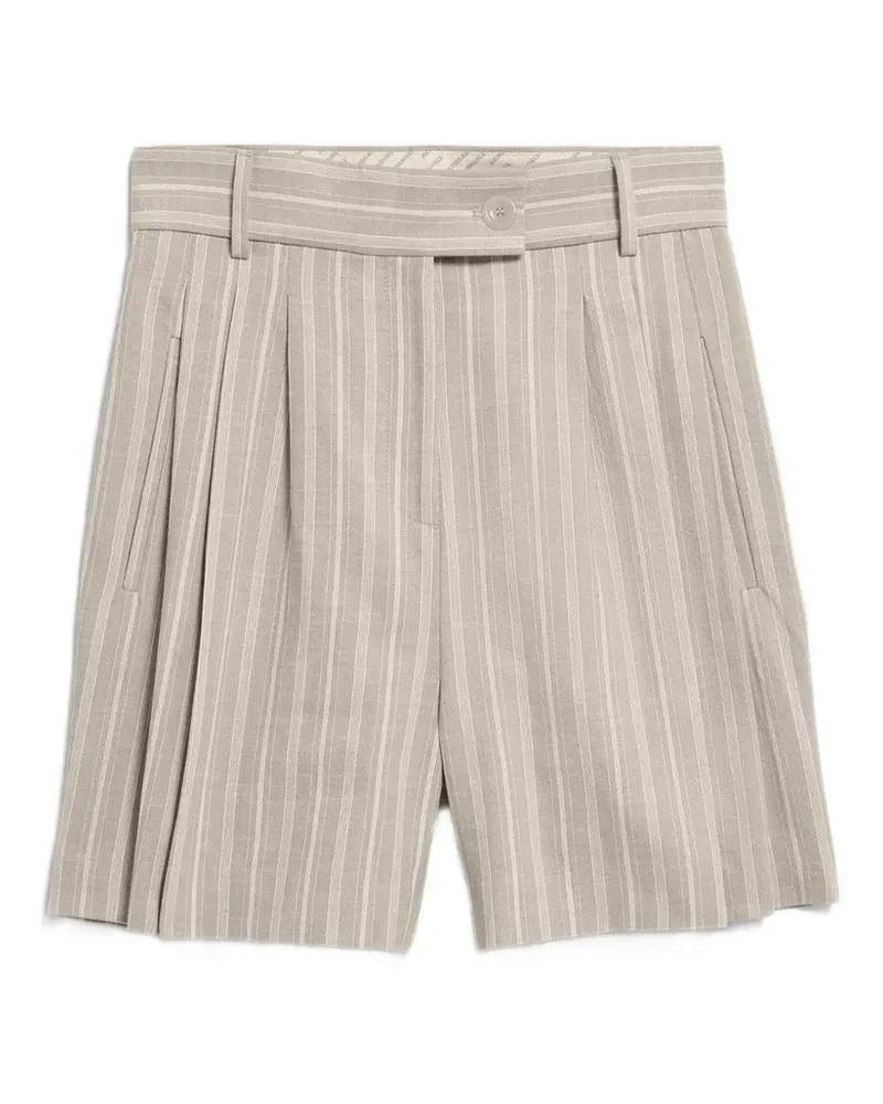 Armedangels Gestreifte Kaayua Shorts mit Falten - Nude Nude
