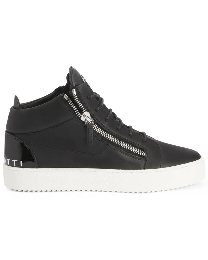 Giuseppe Zanotti Sneakers mit Reißverschlüssen Schwarz