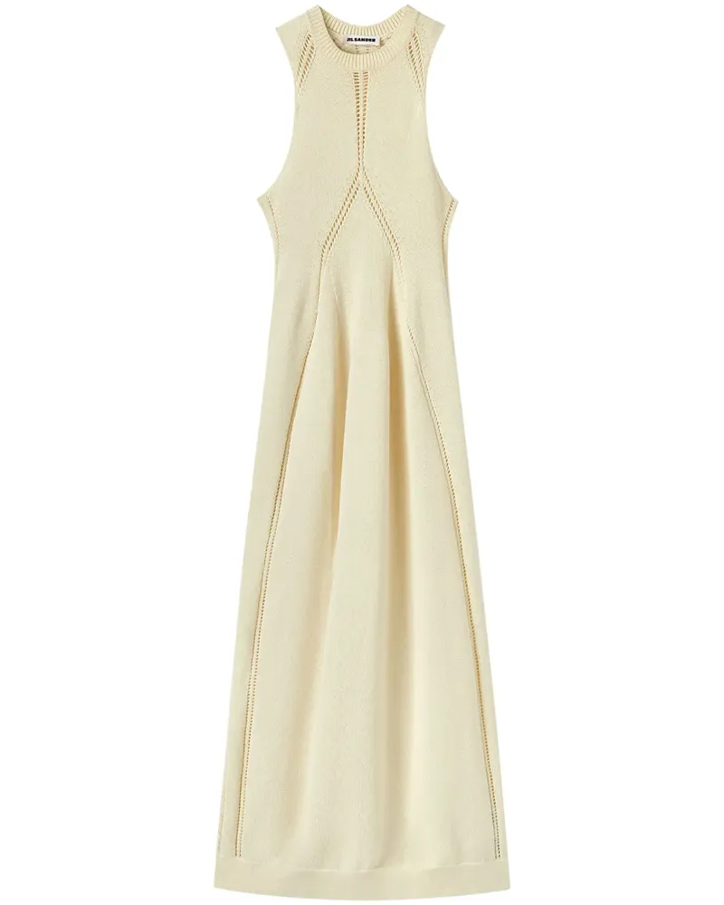 Jil Sander Midikleid mit Cut-Outs - Nude Nude