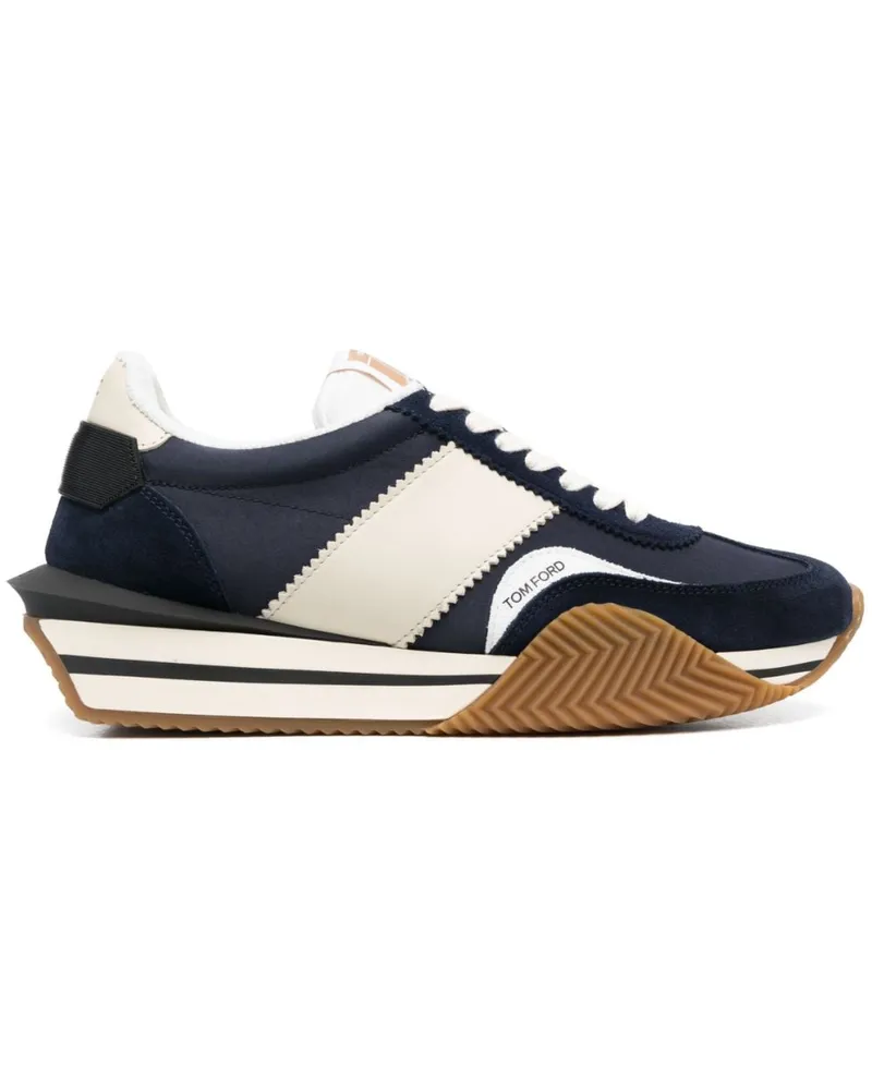 Tom Ford James Sneakers mit Plateausohle - Blau Blau