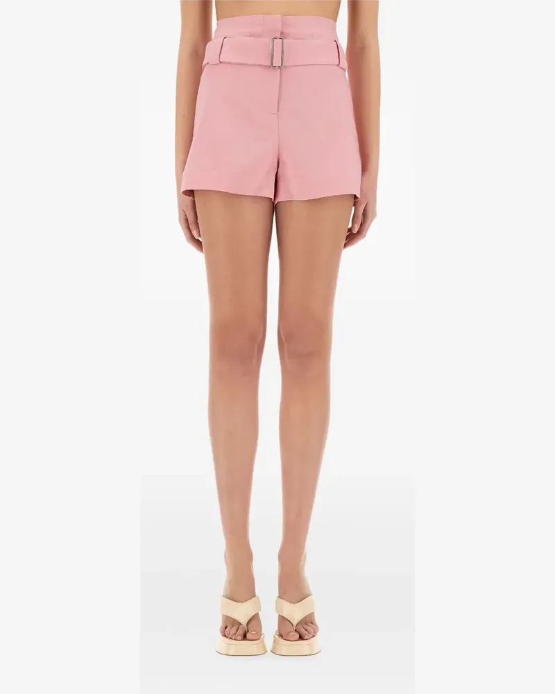 MSGM Shorts mit Gürtel - Rosa Rosa